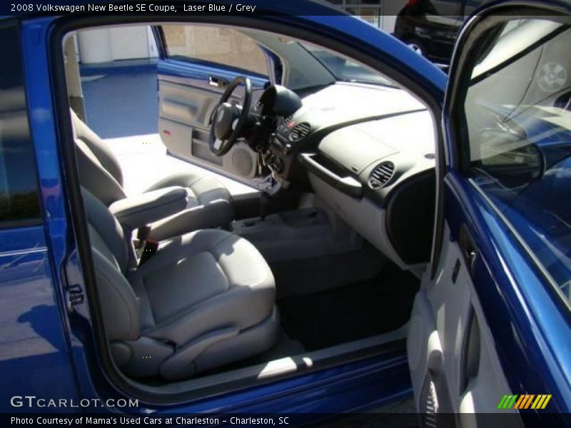 Laser Blue / Grey 2008 Volkswagen New Beetle SE Coupe