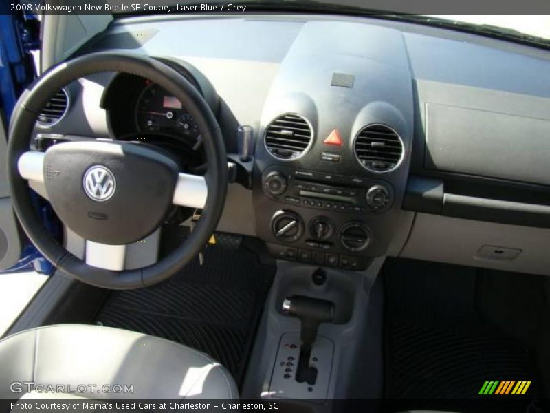 Laser Blue / Grey 2008 Volkswagen New Beetle SE Coupe