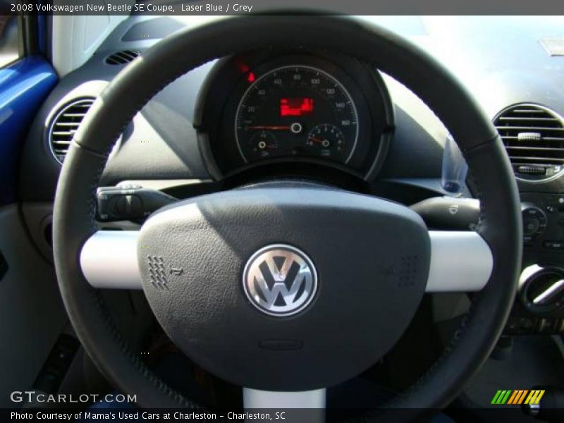 Laser Blue / Grey 2008 Volkswagen New Beetle SE Coupe
