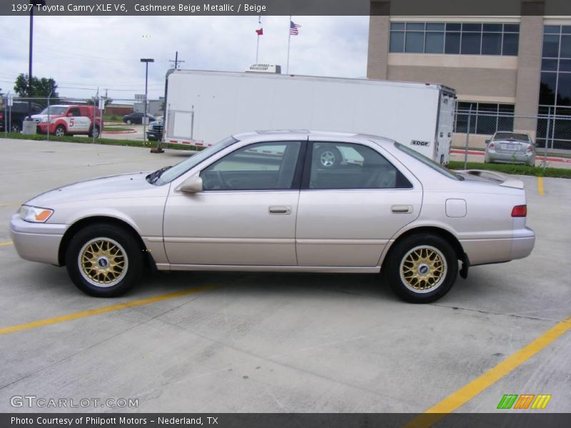 Cashmere Beige Metallic / Beige 1997 Toyota Camry XLE V6
