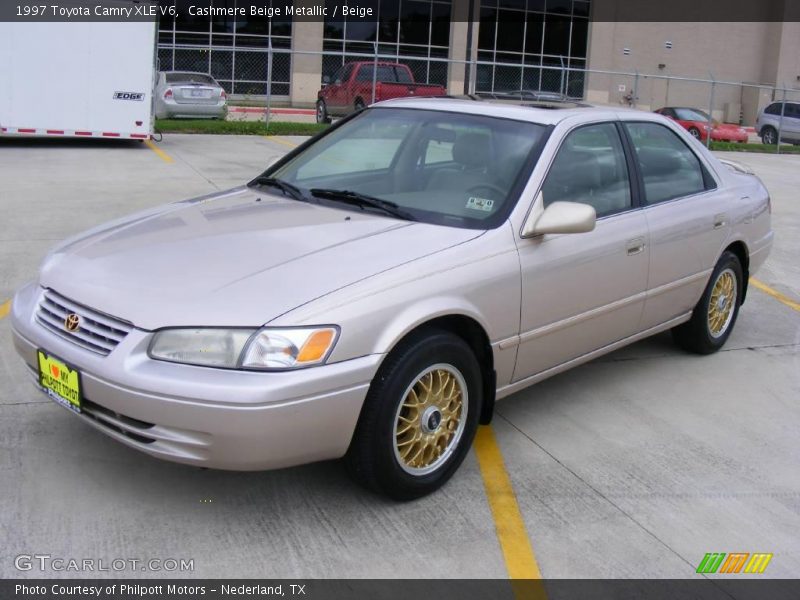 Cashmere Beige Metallic / Beige 1997 Toyota Camry XLE V6