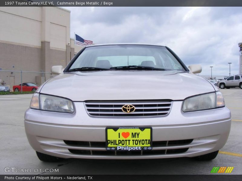 Cashmere Beige Metallic / Beige 1997 Toyota Camry XLE V6