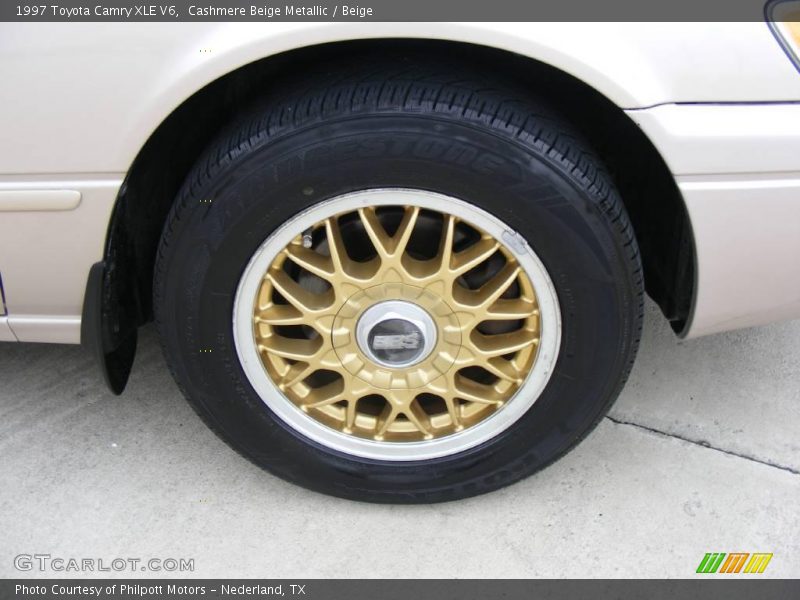Cashmere Beige Metallic / Beige 1997 Toyota Camry XLE V6