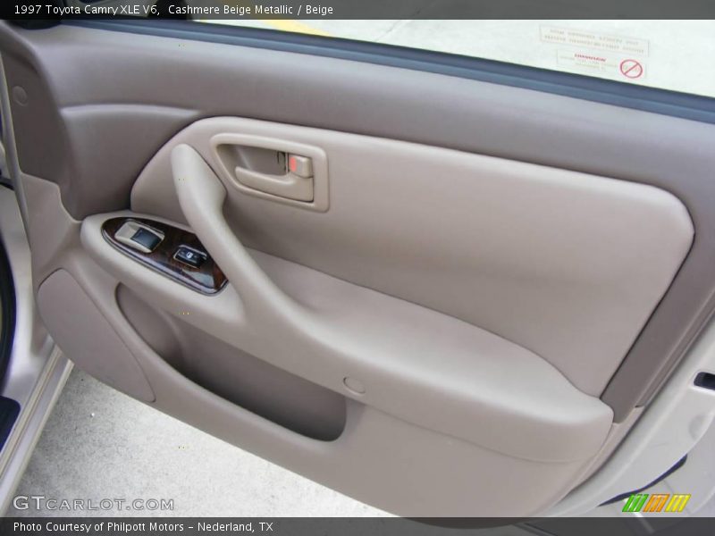 Cashmere Beige Metallic / Beige 1997 Toyota Camry XLE V6