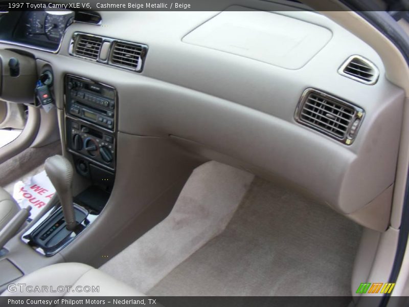 Cashmere Beige Metallic / Beige 1997 Toyota Camry XLE V6