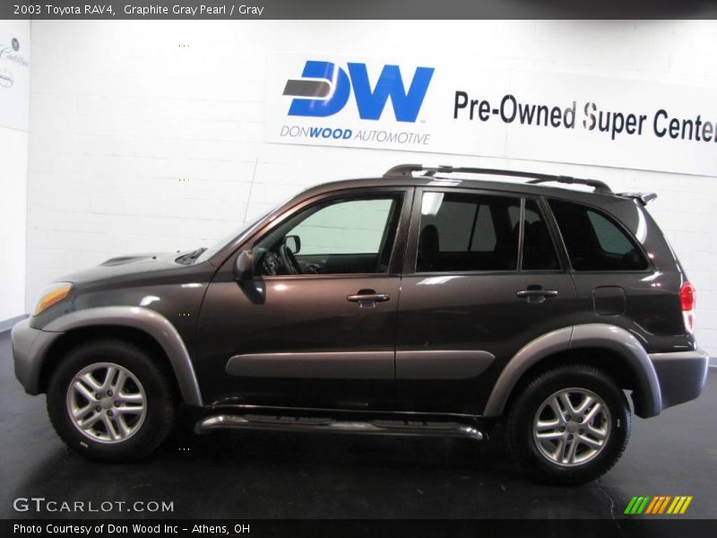 Graphite Gray Pearl / Gray 2003 Toyota RAV4