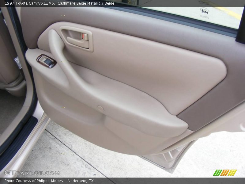 Cashmere Beige Metallic / Beige 1997 Toyota Camry XLE V6