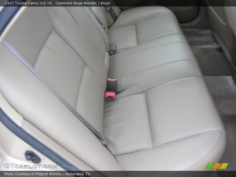 Cashmere Beige Metallic / Beige 1997 Toyota Camry XLE V6