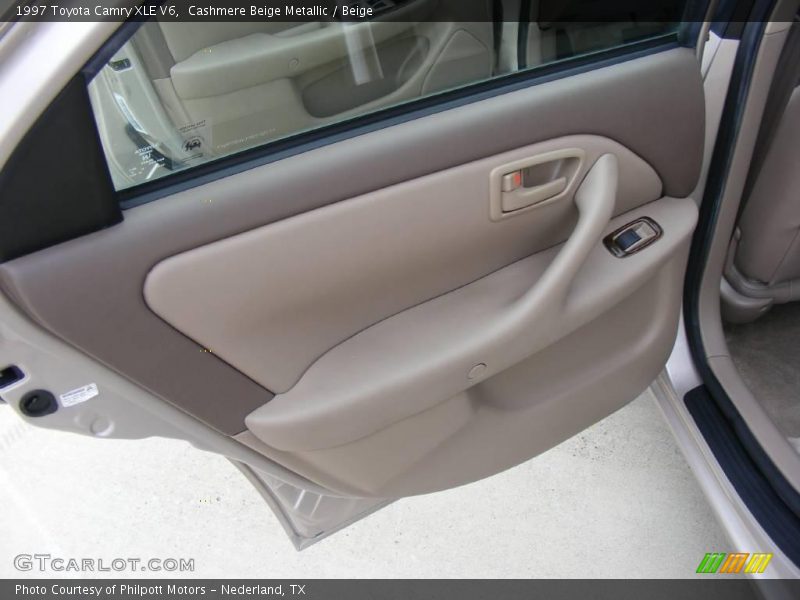 Cashmere Beige Metallic / Beige 1997 Toyota Camry XLE V6