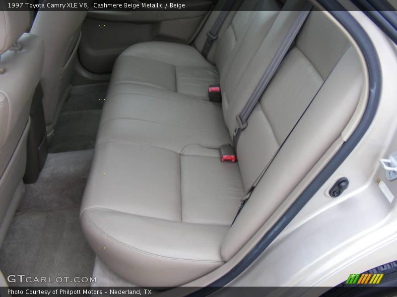 Cashmere Beige Metallic / Beige 1997 Toyota Camry XLE V6