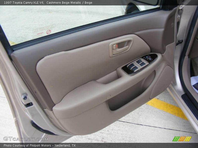 Cashmere Beige Metallic / Beige 1997 Toyota Camry XLE V6