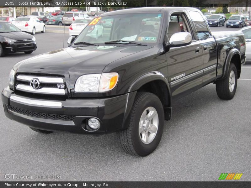 Black / Dark Gray 2005 Toyota Tundra SR5 TRD Access Cab 4x4
