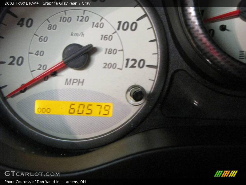 Graphite Gray Pearl / Gray 2003 Toyota RAV4