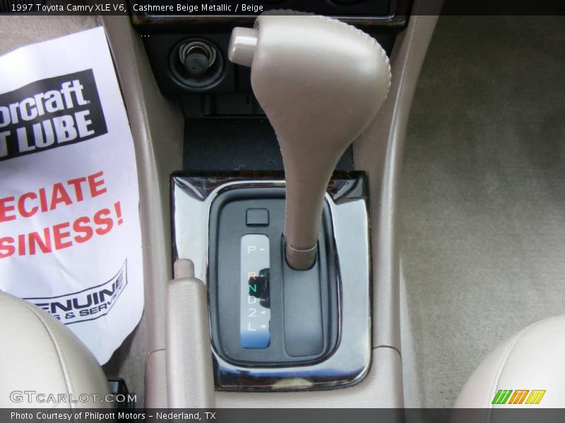 Cashmere Beige Metallic / Beige 1997 Toyota Camry XLE V6