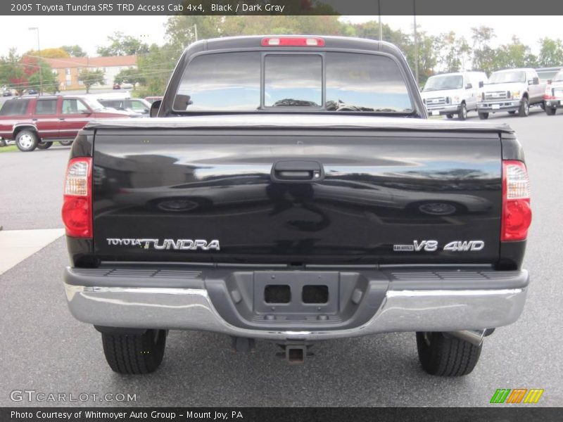 Black / Dark Gray 2005 Toyota Tundra SR5 TRD Access Cab 4x4