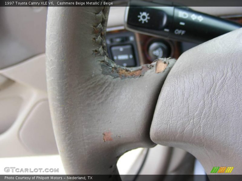 Cashmere Beige Metallic / Beige 1997 Toyota Camry XLE V6