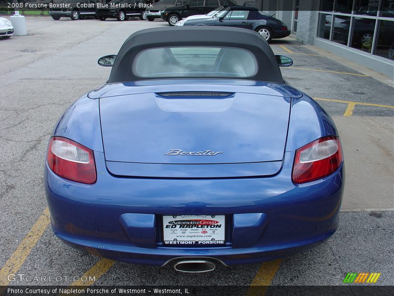 Cobalt Blue Metallic / Black 2008 Porsche Boxster