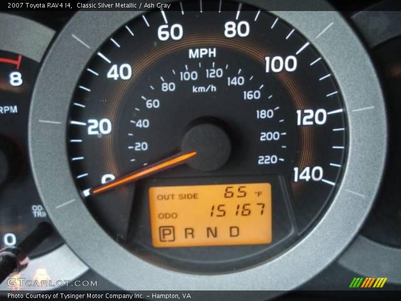 Classic Silver Metallic / Ash Gray 2007 Toyota RAV4 I4