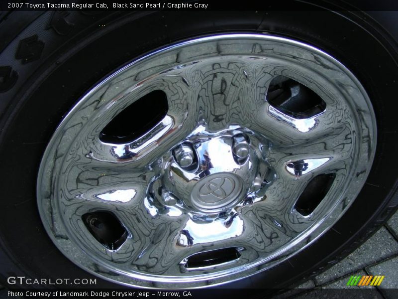 Black Sand Pearl / Graphite Gray 2007 Toyota Tacoma Regular Cab
