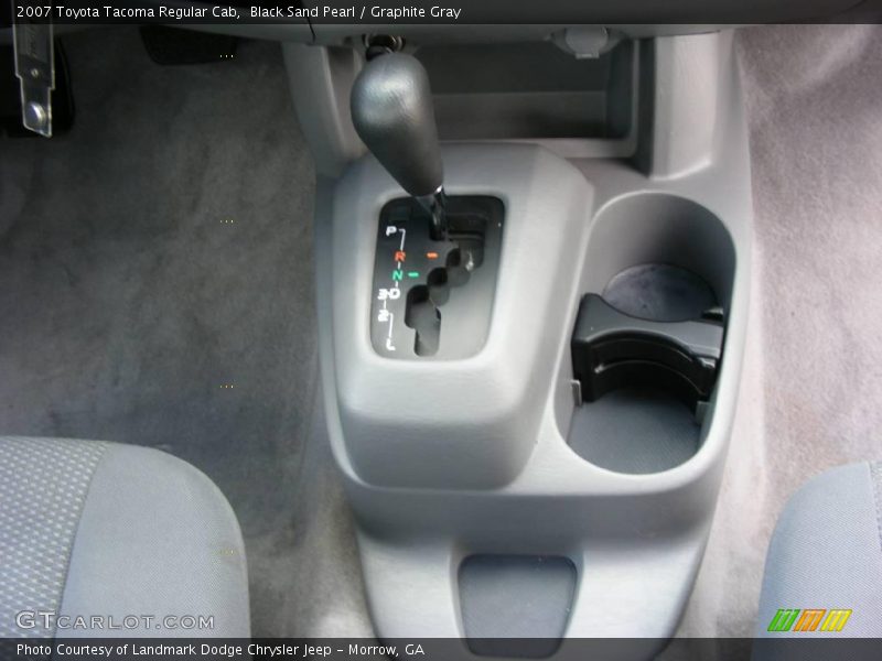 Black Sand Pearl / Graphite Gray 2007 Toyota Tacoma Regular Cab