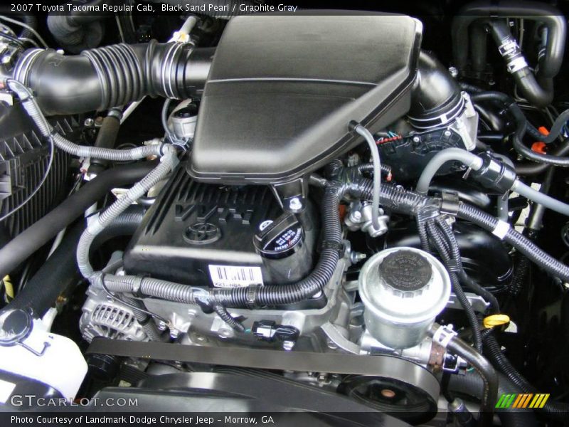 Black Sand Pearl / Graphite Gray 2007 Toyota Tacoma Regular Cab