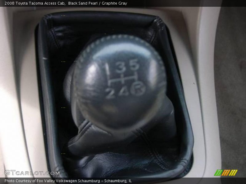 Black Sand Pearl / Graphite Gray 2008 Toyota Tacoma Access Cab