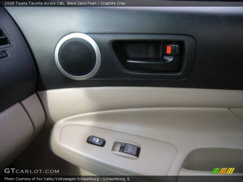 Black Sand Pearl / Graphite Gray 2008 Toyota Tacoma Access Cab
