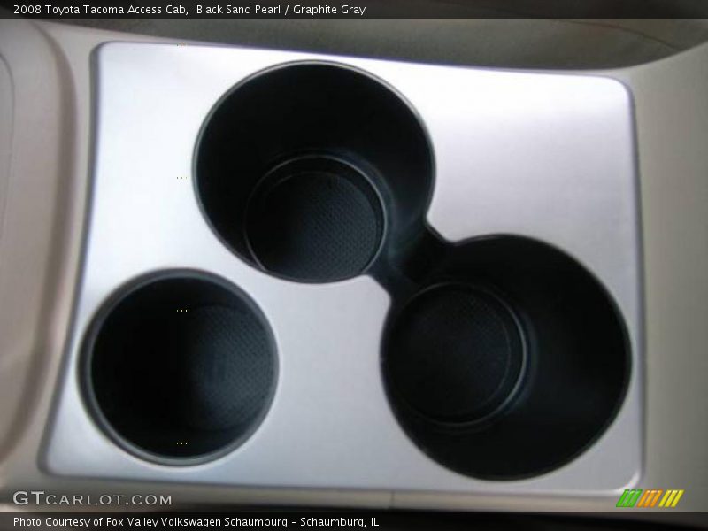 Black Sand Pearl / Graphite Gray 2008 Toyota Tacoma Access Cab