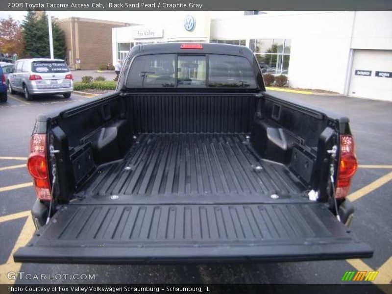 Black Sand Pearl / Graphite Gray 2008 Toyota Tacoma Access Cab