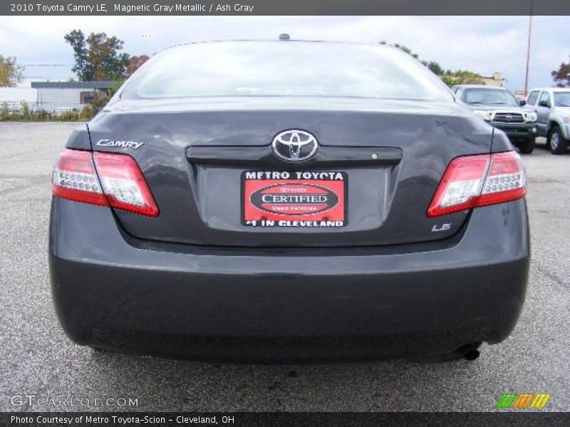 Magnetic Gray Metallic / Ash Gray 2010 Toyota Camry LE