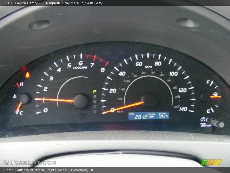 Magnetic Gray Metallic / Ash Gray 2010 Toyota Camry LE