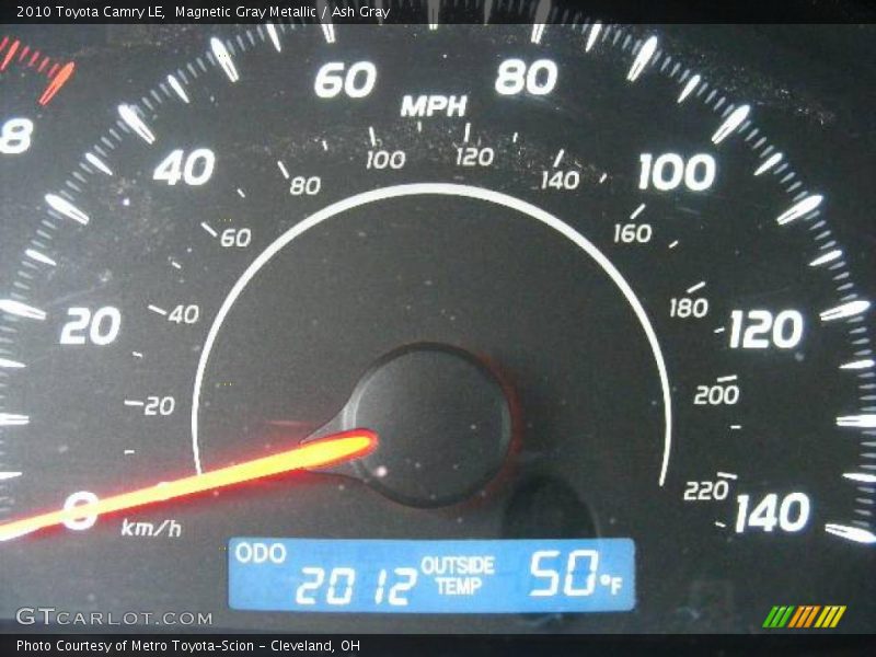 Magnetic Gray Metallic / Ash Gray 2010 Toyota Camry LE