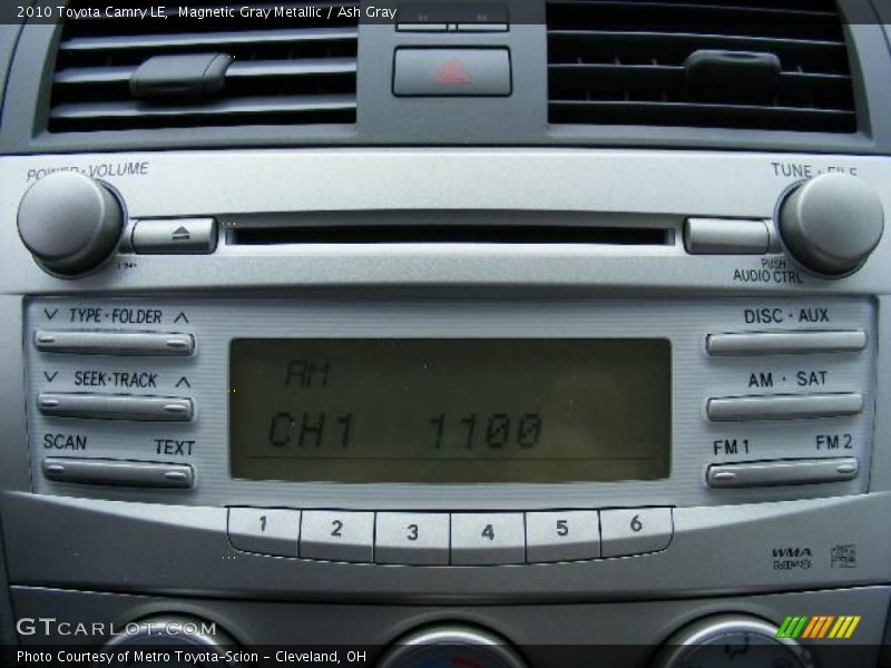 Magnetic Gray Metallic / Ash Gray 2010 Toyota Camry LE