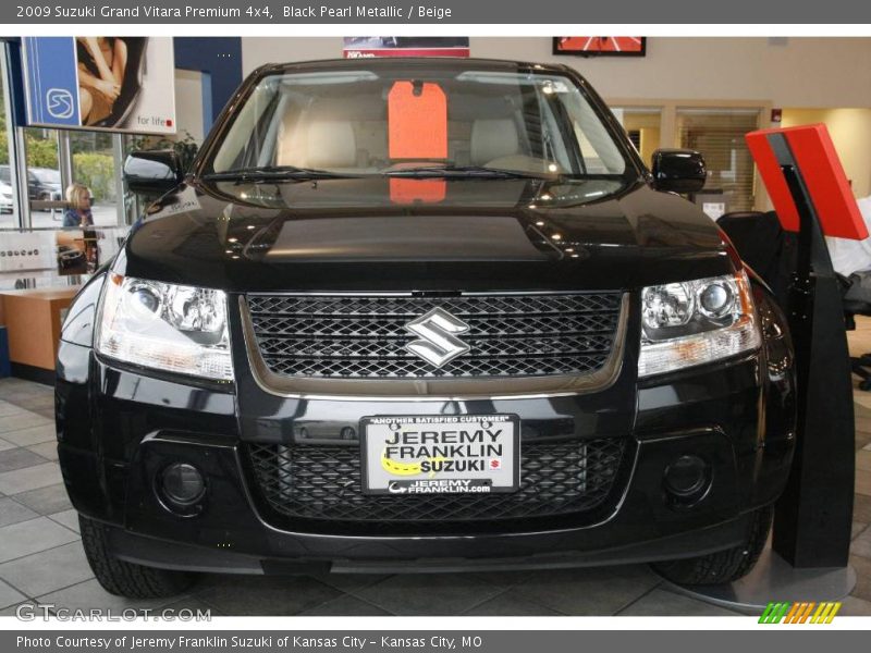 Black Pearl Metallic / Beige 2009 Suzuki Grand Vitara Premium 4x4