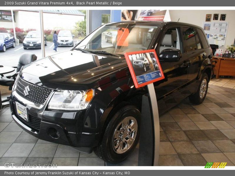 Black Pearl Metallic / Beige 2009 Suzuki Grand Vitara Premium 4x4