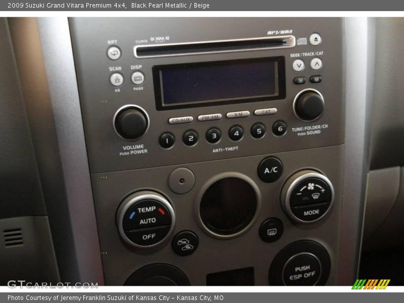 Black Pearl Metallic / Beige 2009 Suzuki Grand Vitara Premium 4x4