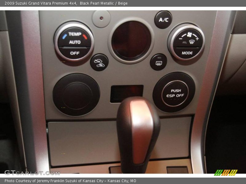 Black Pearl Metallic / Beige 2009 Suzuki Grand Vitara Premium 4x4