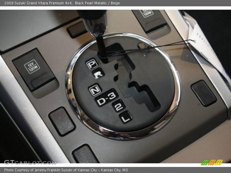 Black Pearl Metallic / Beige 2009 Suzuki Grand Vitara Premium 4x4