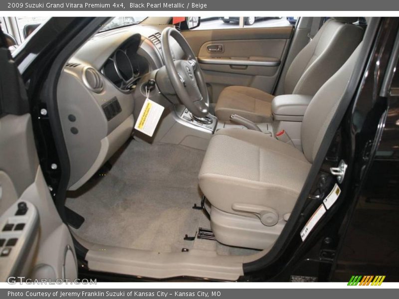 Black Pearl Metallic / Beige 2009 Suzuki Grand Vitara Premium 4x4
