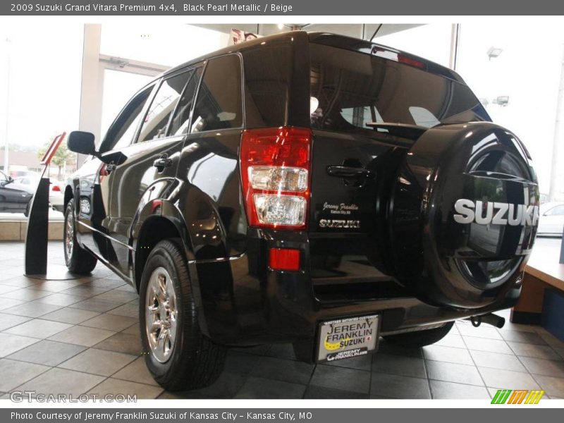 Black Pearl Metallic / Beige 2009 Suzuki Grand Vitara Premium 4x4