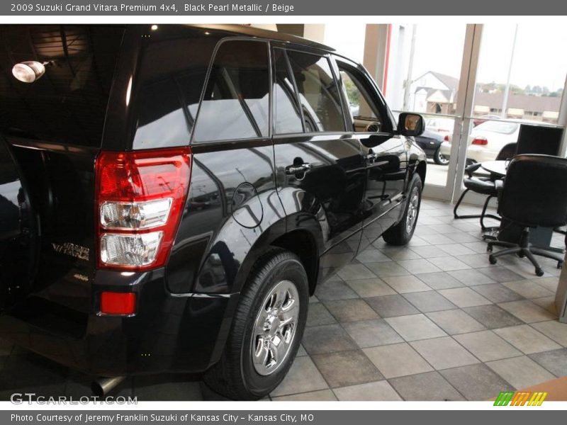 Black Pearl Metallic / Beige 2009 Suzuki Grand Vitara Premium 4x4