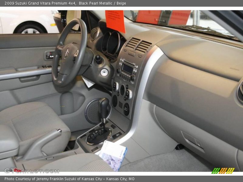 Black Pearl Metallic / Beige 2009 Suzuki Grand Vitara Premium 4x4