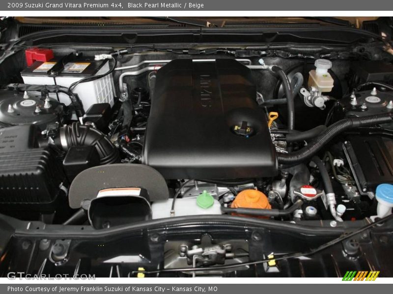 Black Pearl Metallic / Beige 2009 Suzuki Grand Vitara Premium 4x4