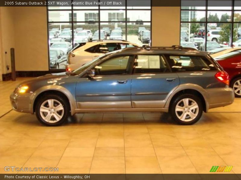 Atlantic Blue Pearl / Off Black 2005 Subaru Outback 2.5XT Wagon