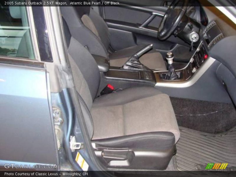 Atlantic Blue Pearl / Off Black 2005 Subaru Outback 2.5XT Wagon