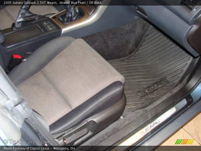Atlantic Blue Pearl / Off Black 2005 Subaru Outback 2.5XT Wagon
