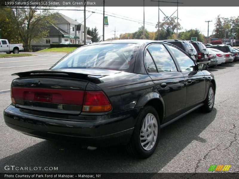 Dark Green / Black 1999 Saturn S Series SL2 Sedan
