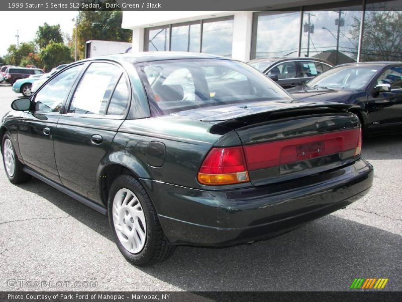 Dark Green / Black 1999 Saturn S Series SL2 Sedan