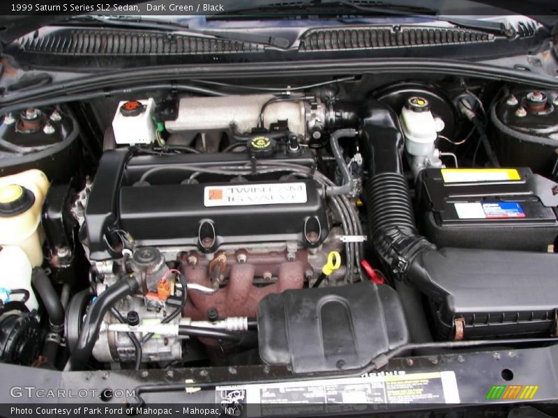 Dark Green / Black 1999 Saturn S Series SL2 Sedan