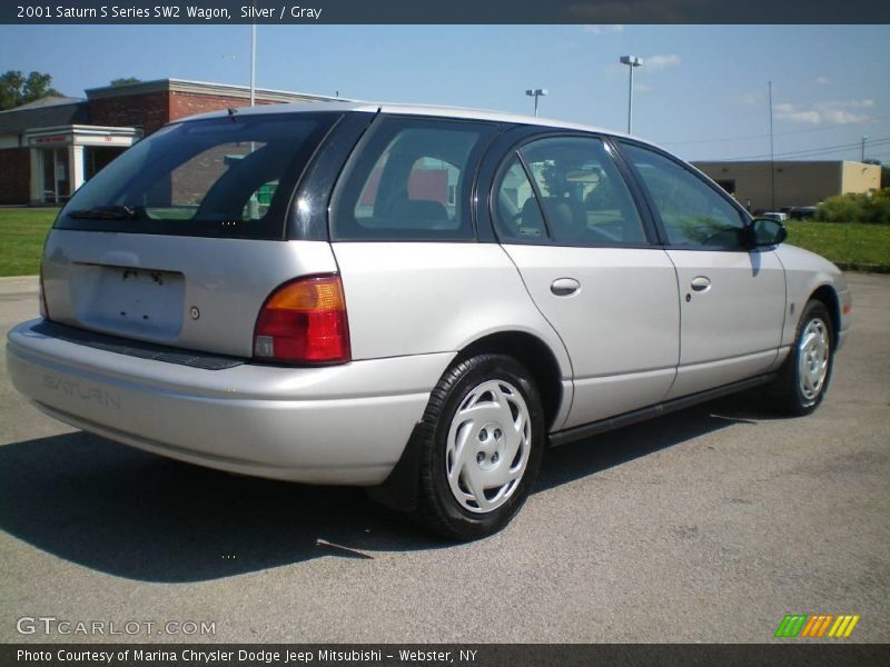 Silver / Gray 2001 Saturn S Series SW2 Wagon